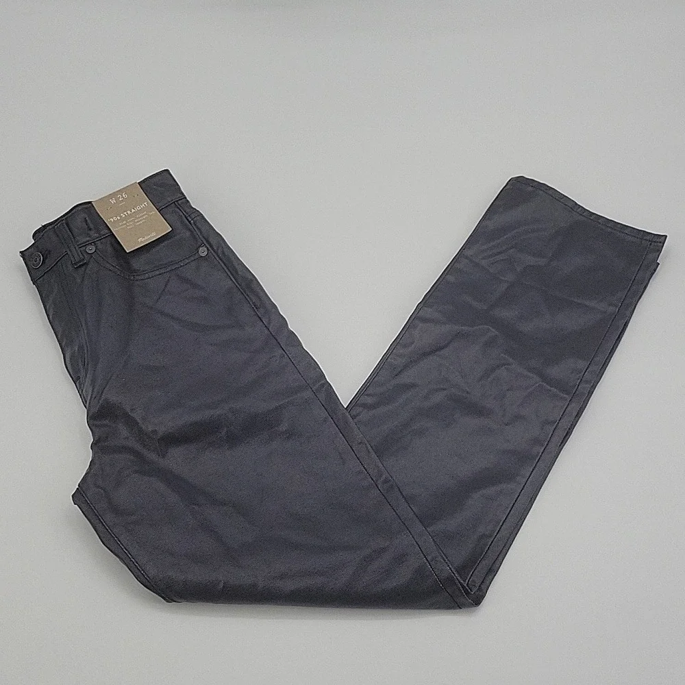 Madewell The '90s Straight Jean in‎ Midnight Blue Foil size 26 NWT NN461